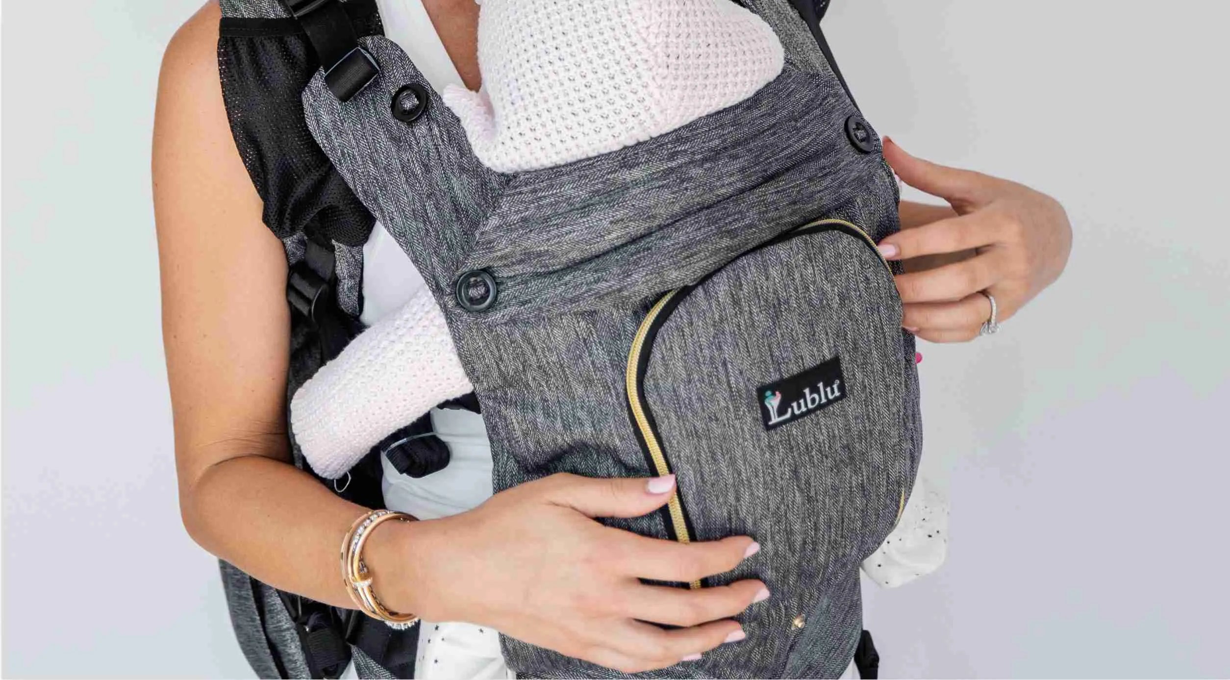 Lublu Hugbag- 2-in-1  - A Diaper Bag and Baby Carrier
