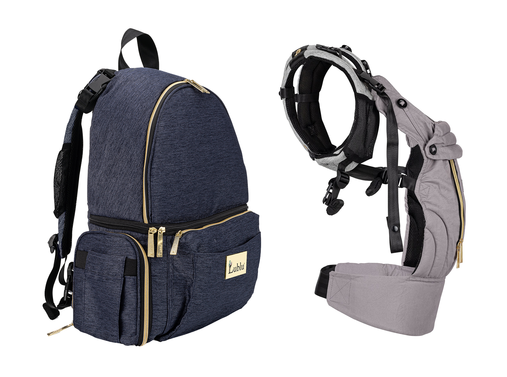 Lublu Lublu - HugBag it's a Baby Carrier and a Diaper Bag