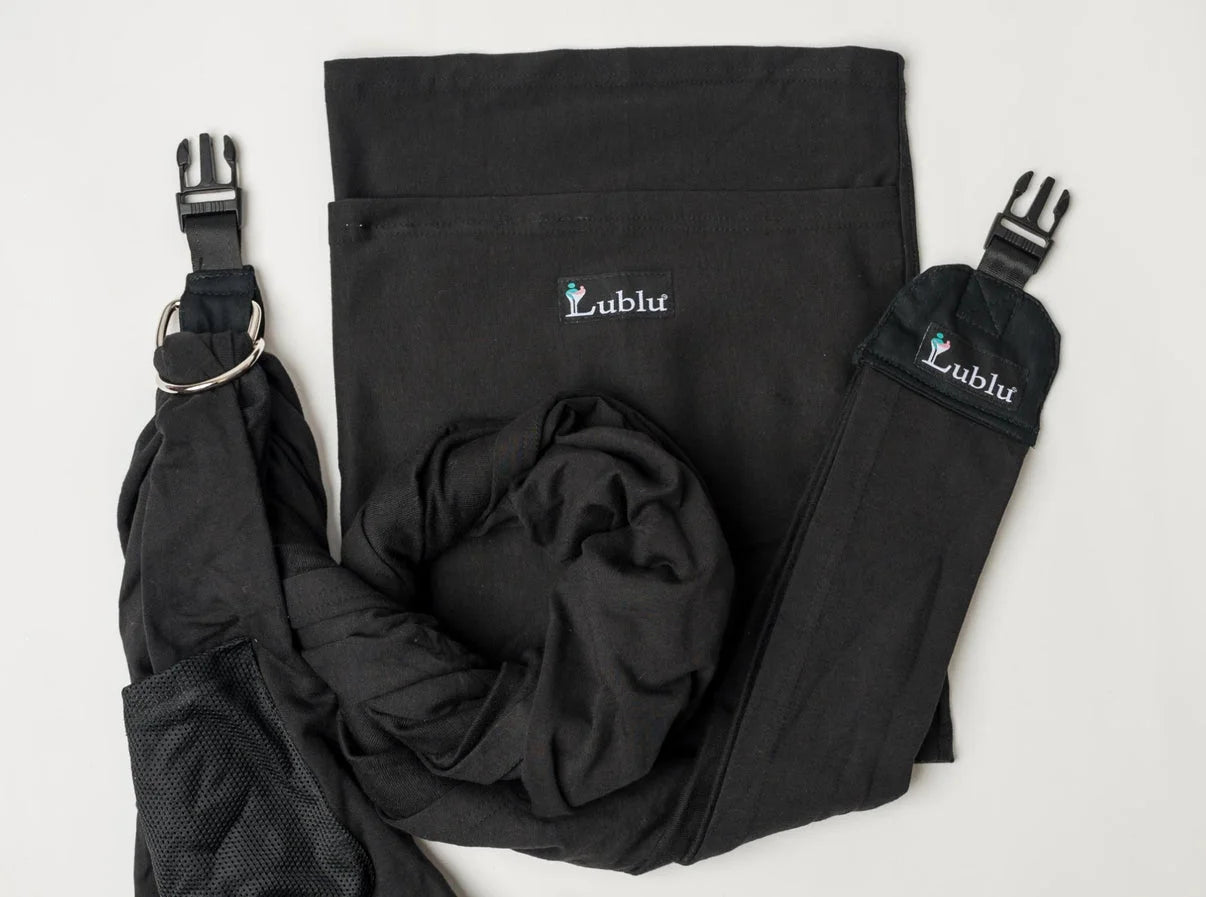 Black Baby Wrap - Perfect Fit For Your Little One - Lublu