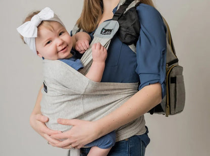 Light Gray Baby Wrap Lifestyle - Perfect Fit For Your Little One - Lublu