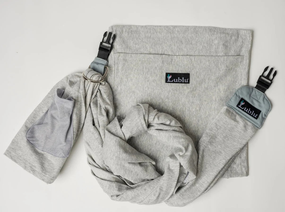 Light Gray Baby Wrap - Perfect Fit For Your Little One - Lublu